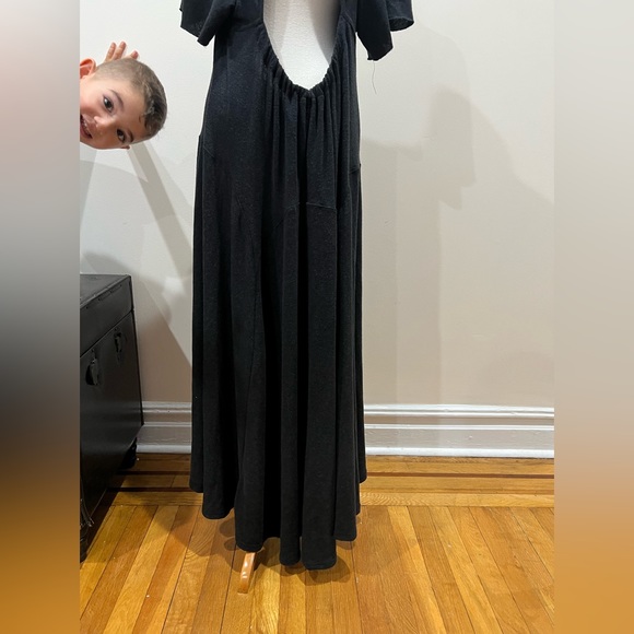 Black Free people cut out back Maxi swing dress - Picture 8 of 9